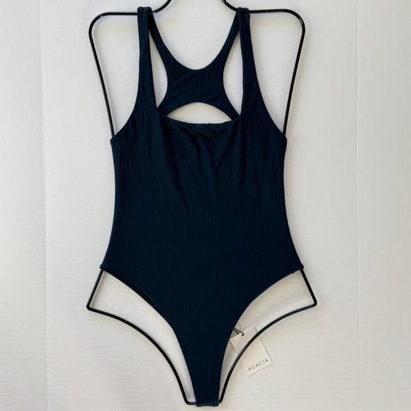 Acacia Bodywear MINNIE Bodysuit - Horizon Ribbed Racerback  - Size Large - NWT - Picture 2 of 9